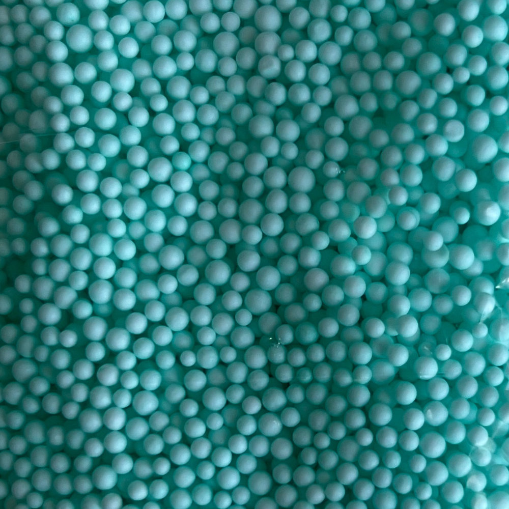 Pastel Green Foam Beads