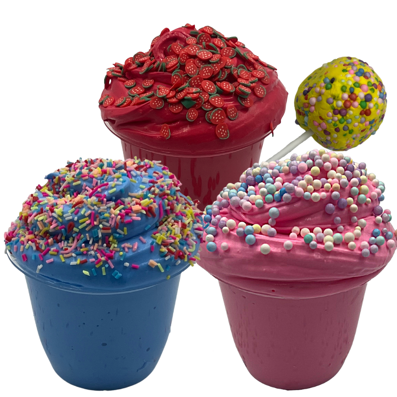 Strawberry and Sprinkles Slime Bundle