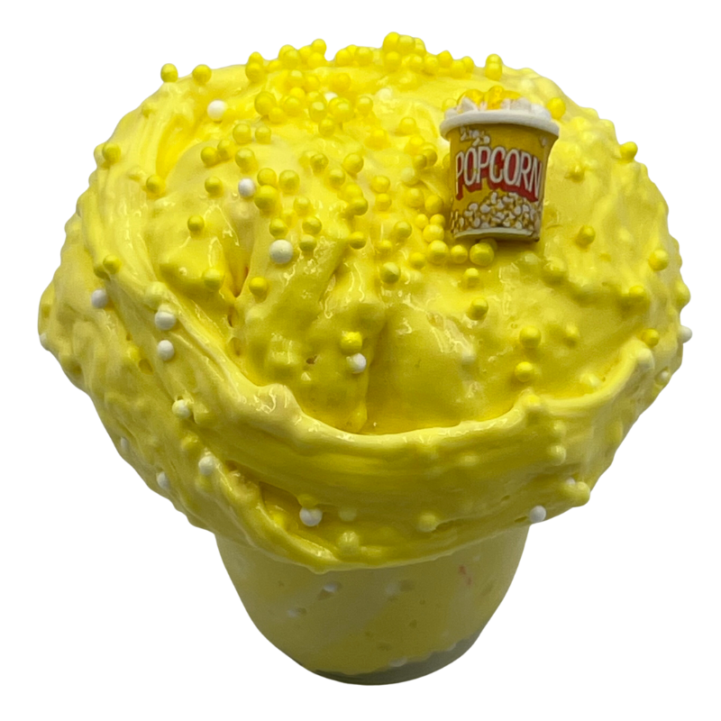 Buttered Popcorn Floam Butter Slime