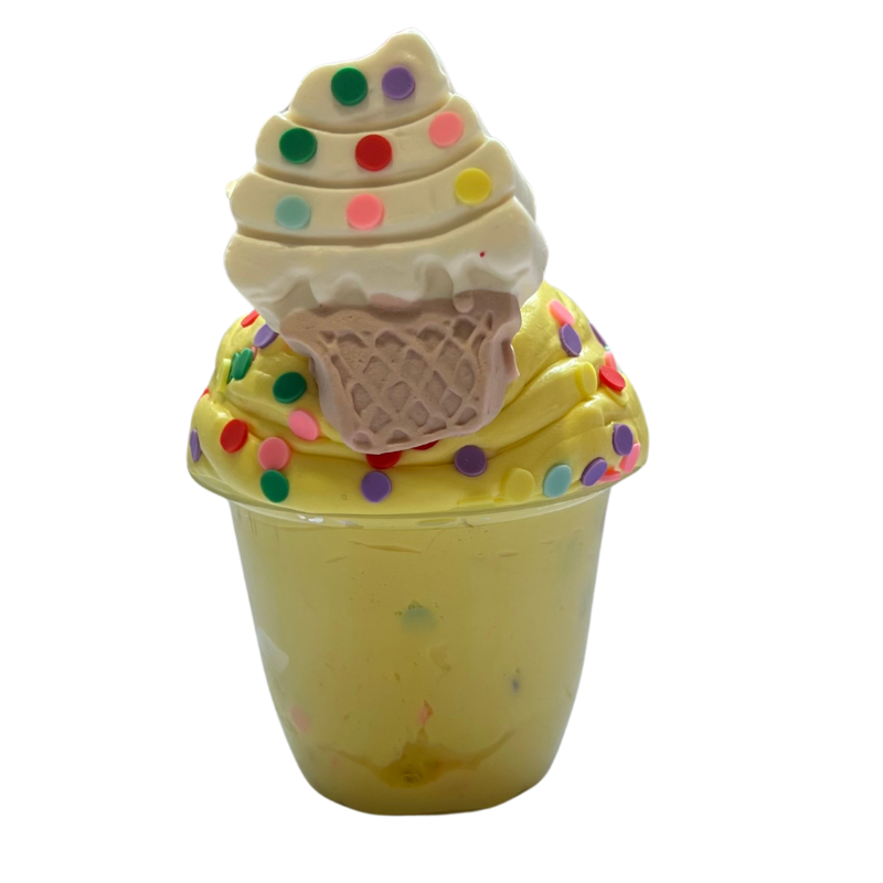 Confetti Cream Swirl Butter Slime