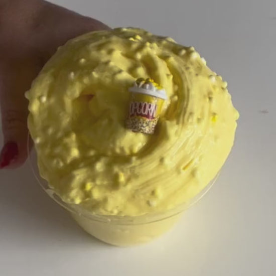 Buttered Popcorn Floam Butter Slime