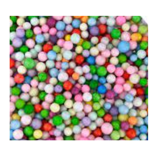 Multi Coloured Foam Beads